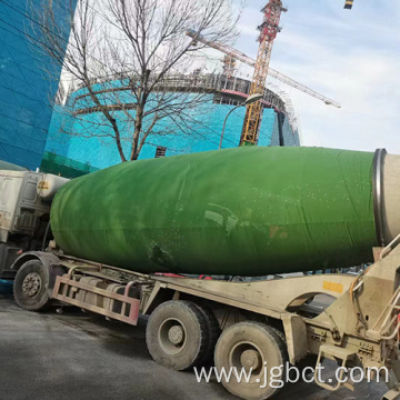 Concrete mixer truck tank coating